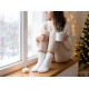 Свеча Snowlight 3, белая, 6 см