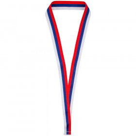 Лента для медали с пряжкой Ribbon, триколор