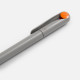 Ручка шариковая Prodir DS1 TMM Dot, серая с оранжевым