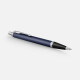 Ручка шариковая Parker IM Core Matte Blue CT, темно-синяя с черным