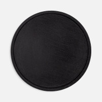 Лейбл из ПВХ Dzeta Round, L, черный