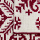 Шарф Wintertude L, красный с белым